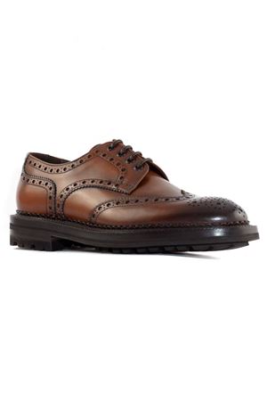 Brown leather lace-up derby GREEN GEORGE | 2011121